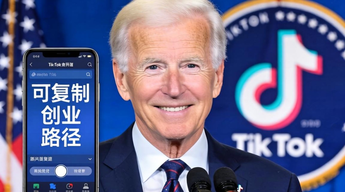 拜登开通TikTok目的与普通人创业致富的关系