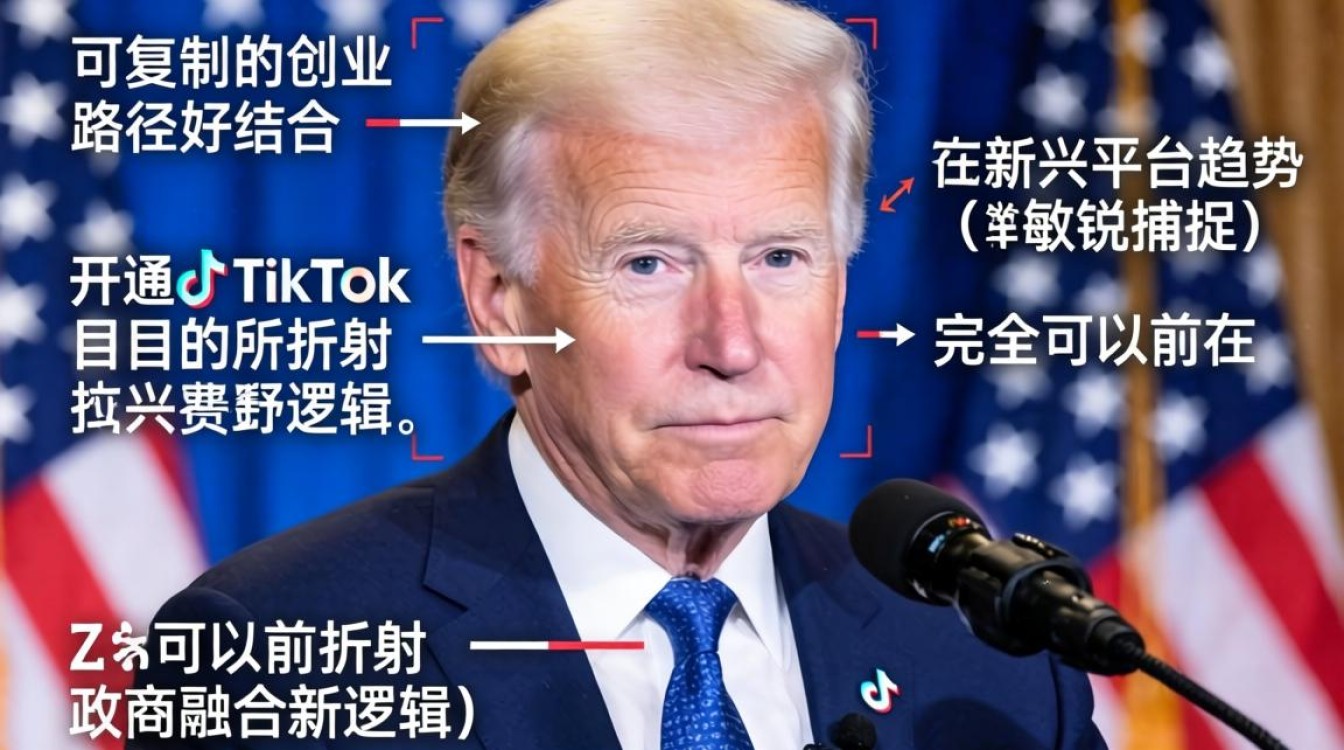 拜登开通TikTok目的与普通人创业致富的关系