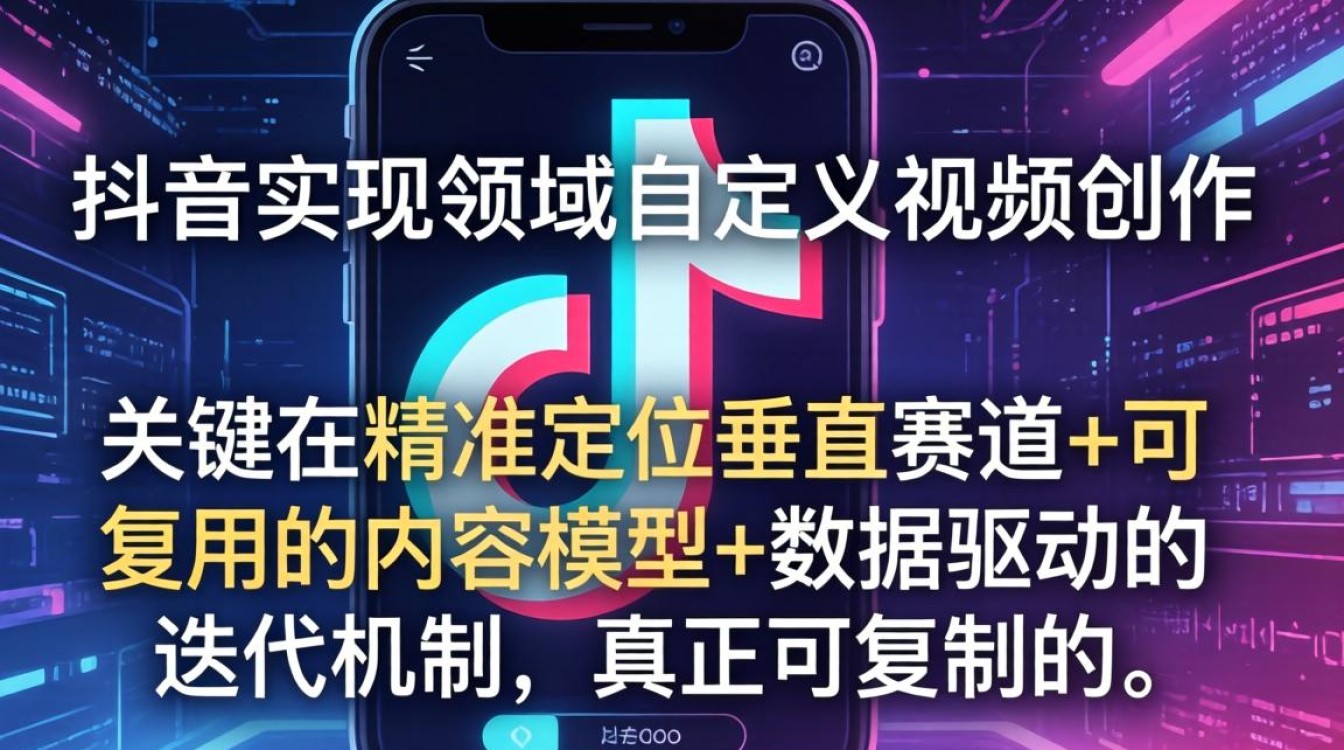 抖音怎么自定义领域视频?抖音自定义领域视频设置方法与可复制成功经验 抖音自定义领域视频设置方法与可复制成功经验