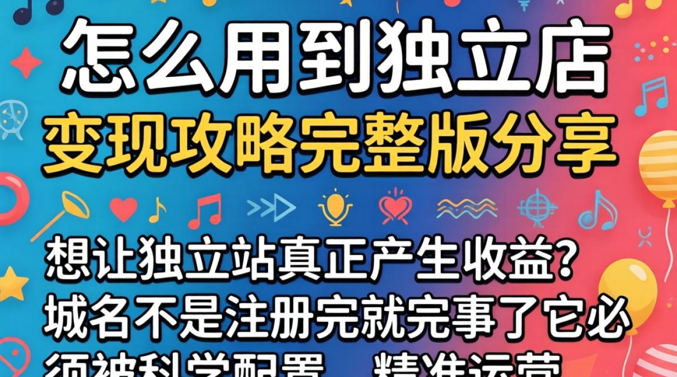 域名怎么用到独立站变现?独立站域名配置与流量转化全攻略 独立站域名配置与流量转化全攻略
