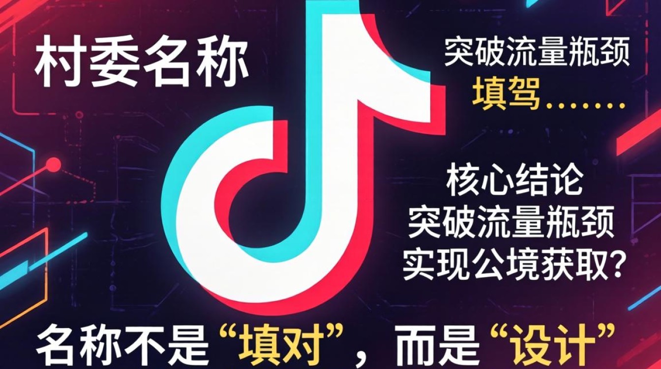 抖音村委会名称怎么填?抖音村委会名称怎么设置才能突破流量瓶颈公域获取 抖音村委会名称怎么设置才能突破流量瓶颈公域获取