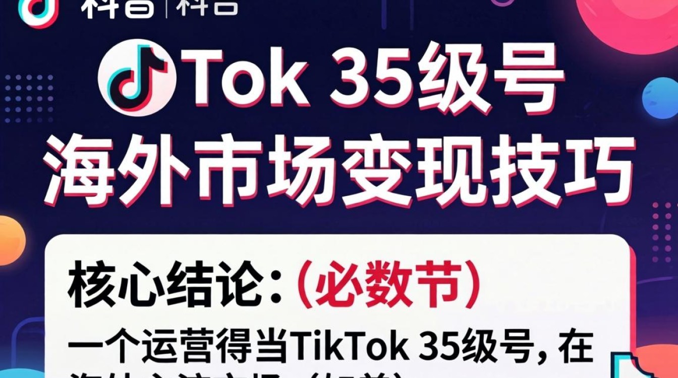 海外TikTok账号等级35级以上怎么赚钱