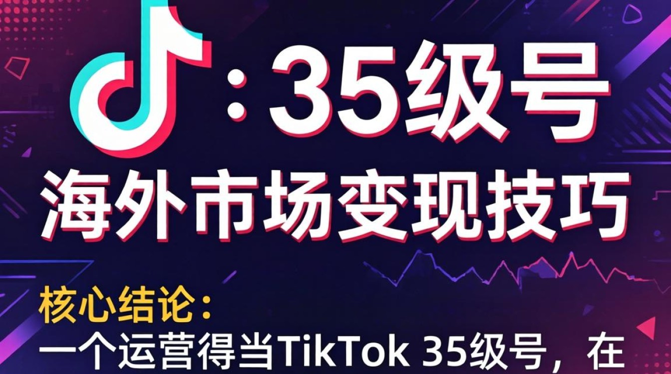 海外TikTok账号等级35级以上怎么赚钱