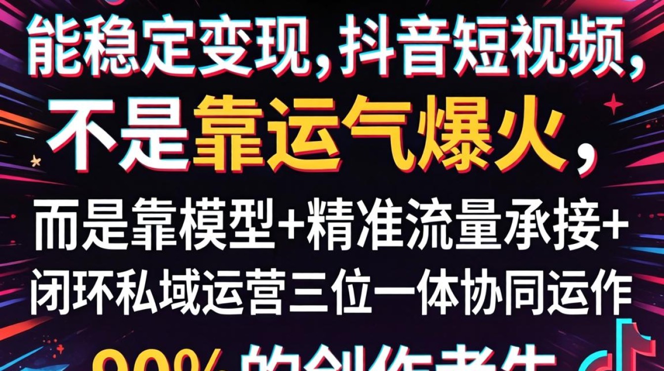 抖音最灵的短视频怎么拍?如何打造稳定变现私域运营 如何打造稳定变现私域运营