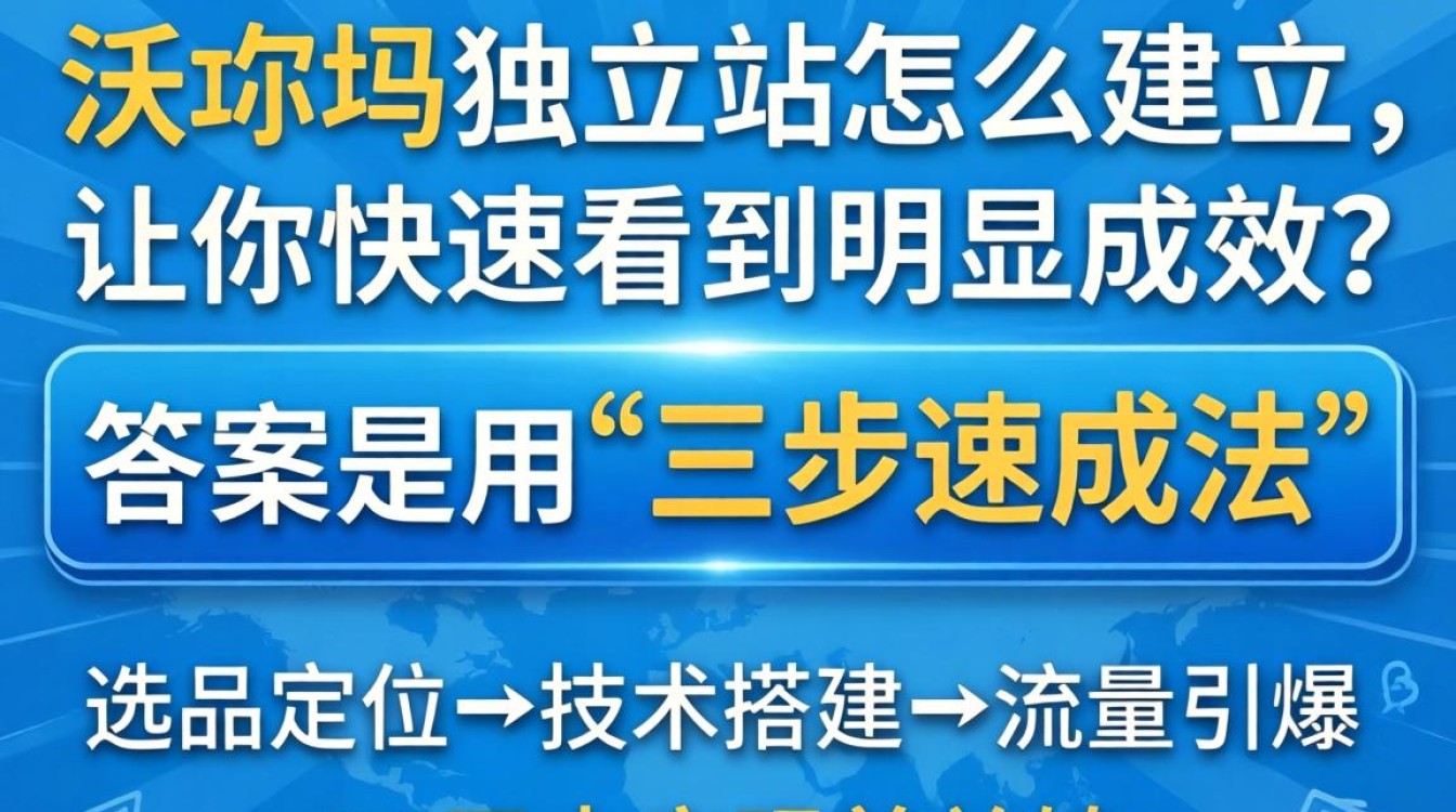 沃尔玛独立站搭建流程与快速见效方法