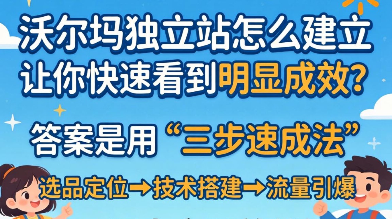 沃尔玛独立站搭建流程与快速见效方法