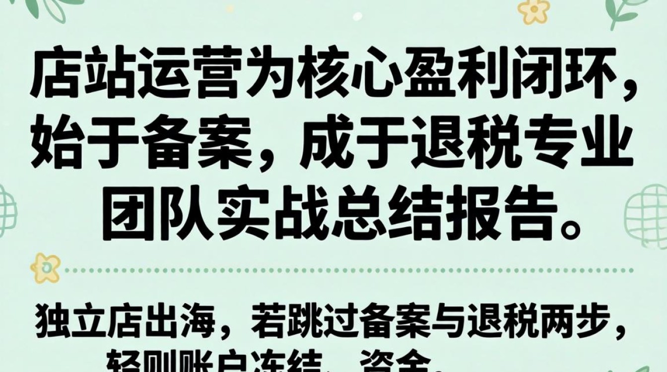 独立站怎么备案退税?独立站备案退税流程及注意事项 独立站备案退税流程及注意事项