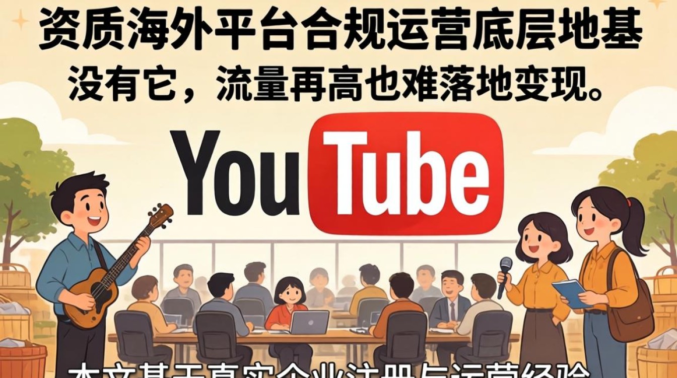 YouTube TikTok海外运营营业执照要求及入门到进阶教程