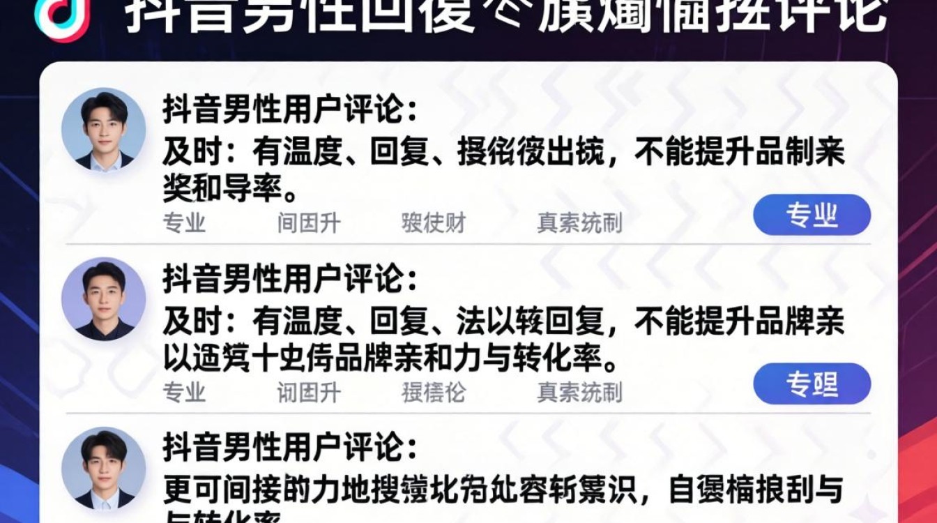 抖音男生评论回复技巧SEO优化