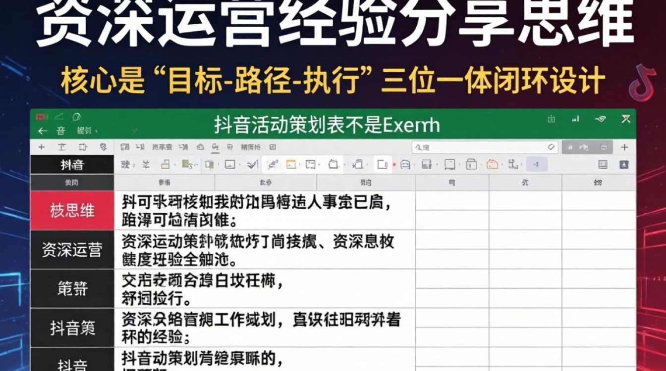 抖音活动策划表怎么做?资深运营经验分享思维,抖音活动策划表模板下载 抖音活动策划表模板下载