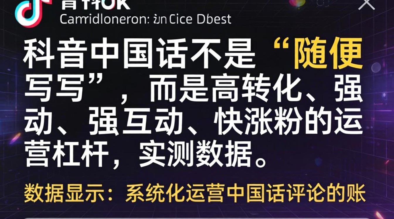 TikTok中国话评论如何快速涨粉