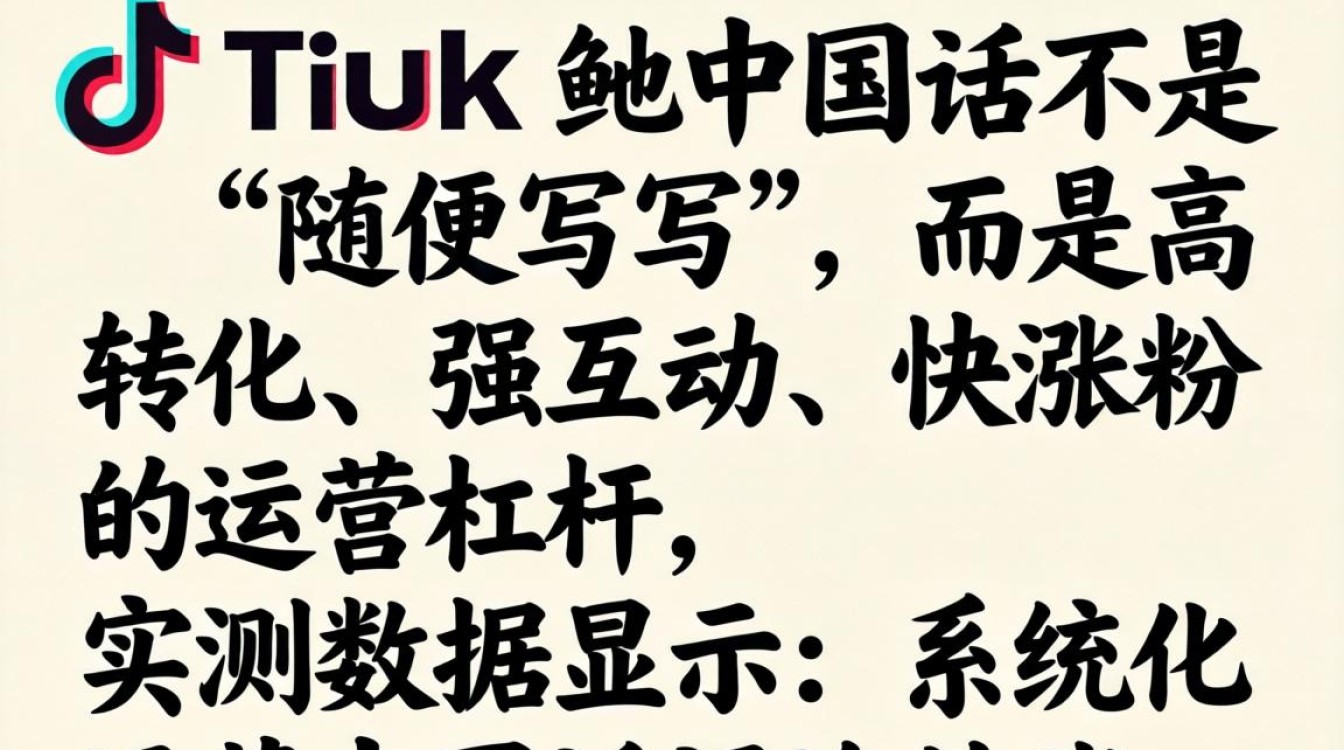 TikTok中国话评论如何快速涨粉