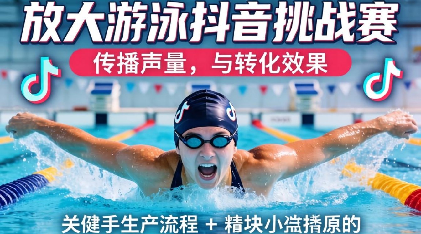抖音游泳挑战赛参与方法与规模化增长技巧