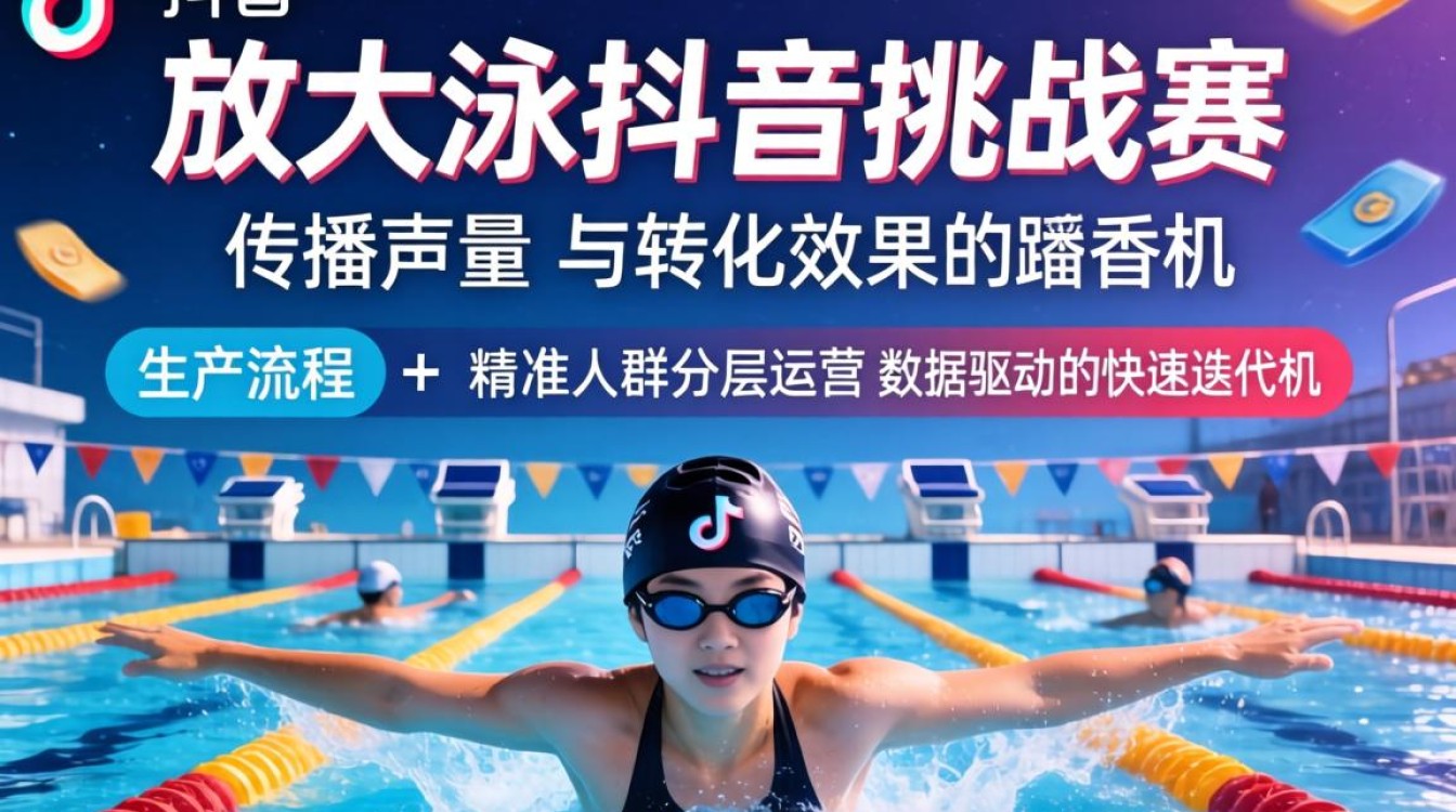 抖音游泳挑战赛参与方法与规模化增长技巧