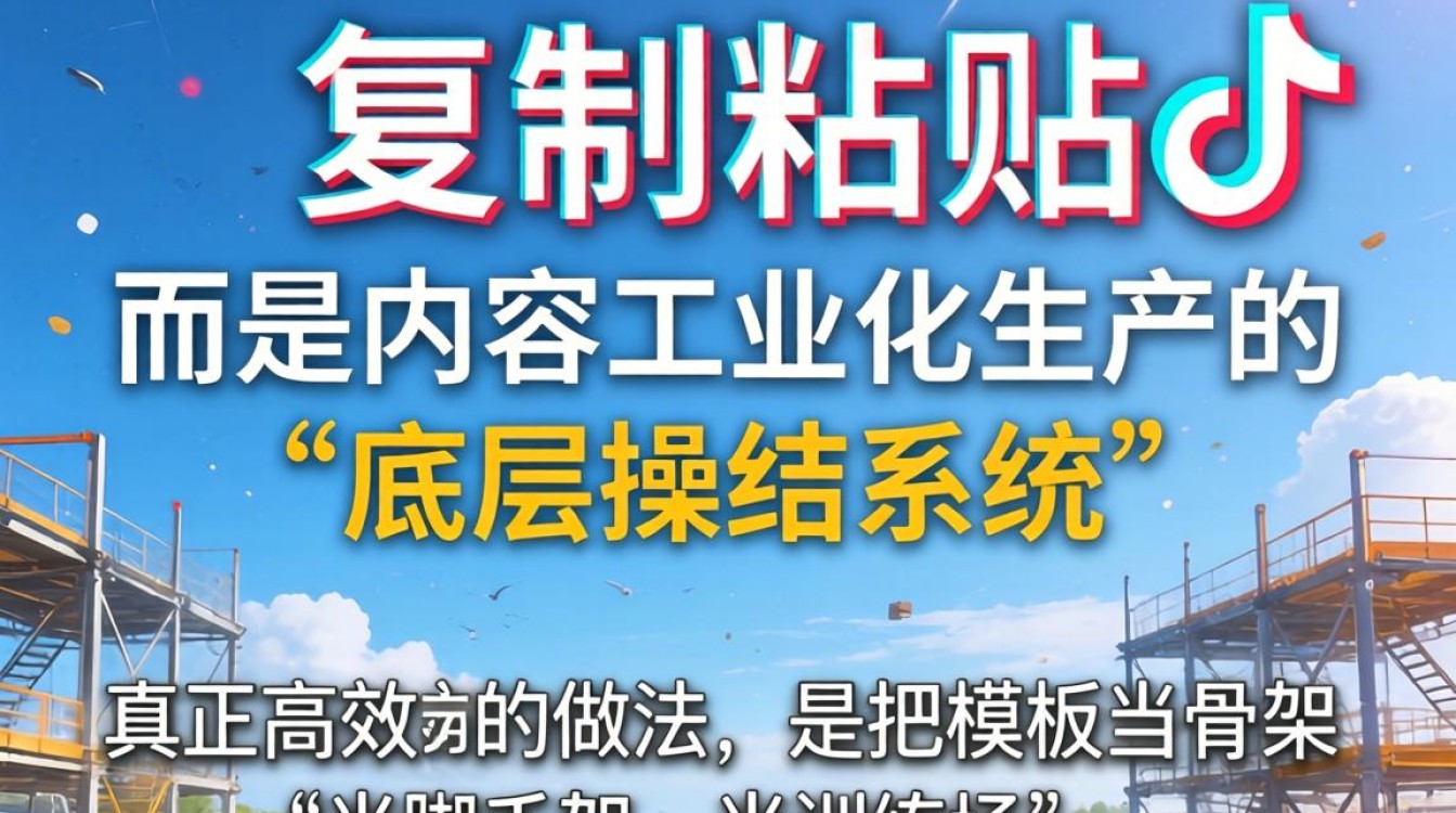 抖音运营模板使用方法和技巧