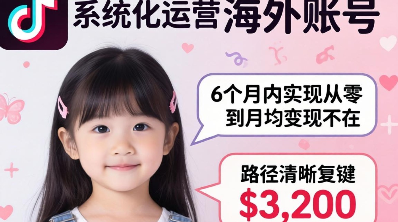 TikTok妥瑞症女孩出海变现完整教程