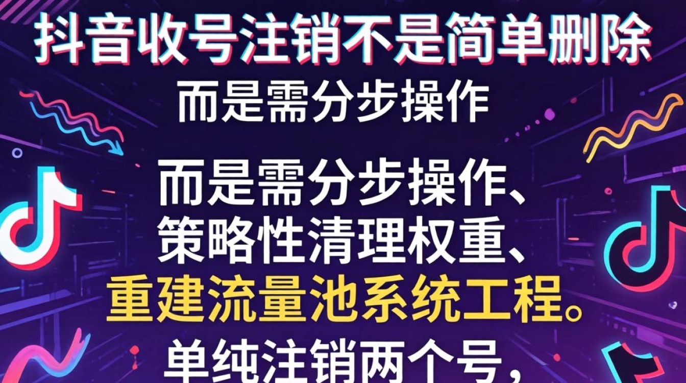 抖音怎么注销两个号?账号权重与流量池突破如何操作 账号权重与流量池突破如何操作