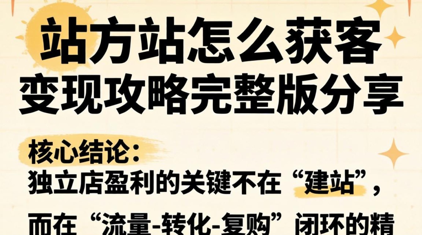 独立站获客变现全流程攻略