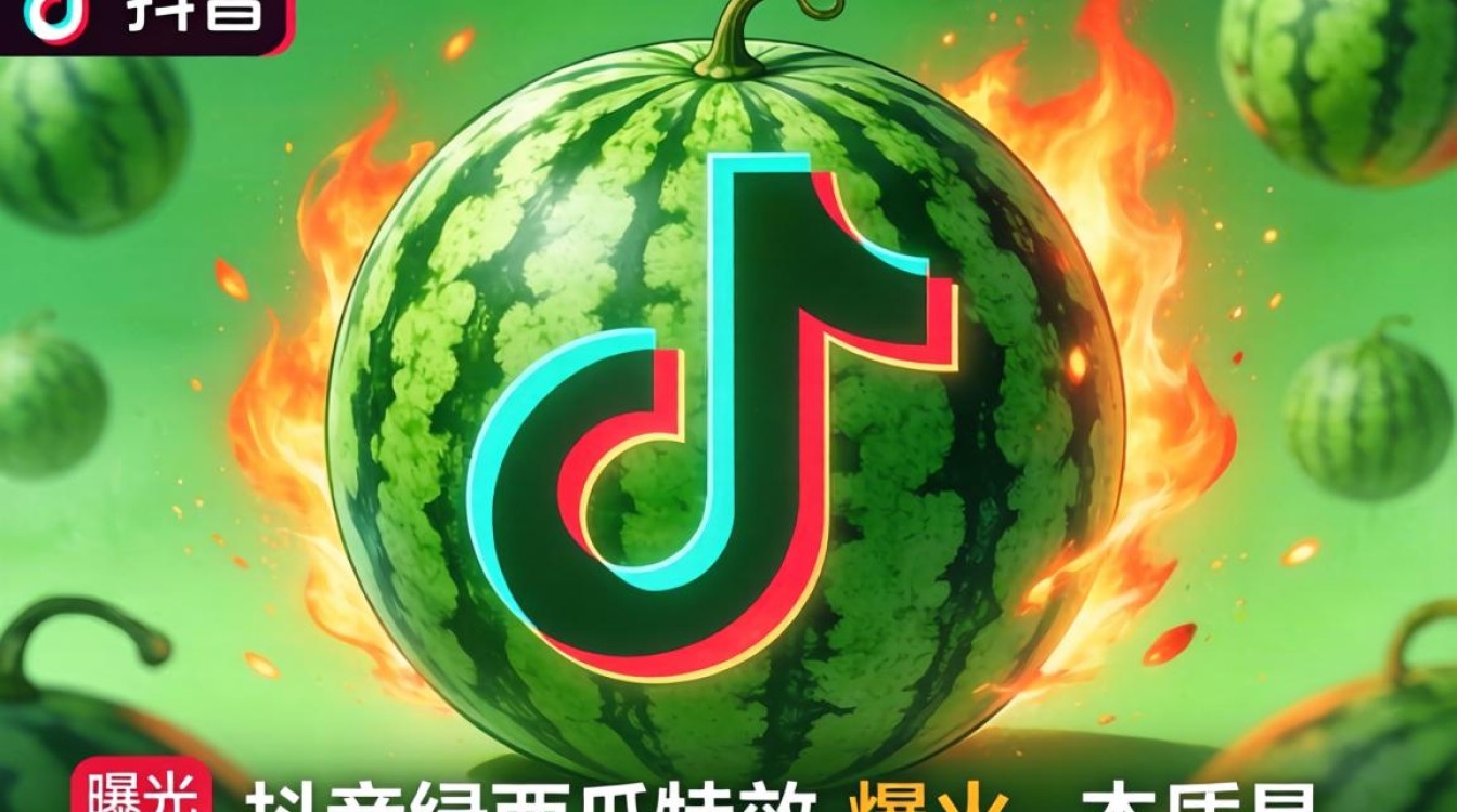 抖音绿西瓜特效怎么做