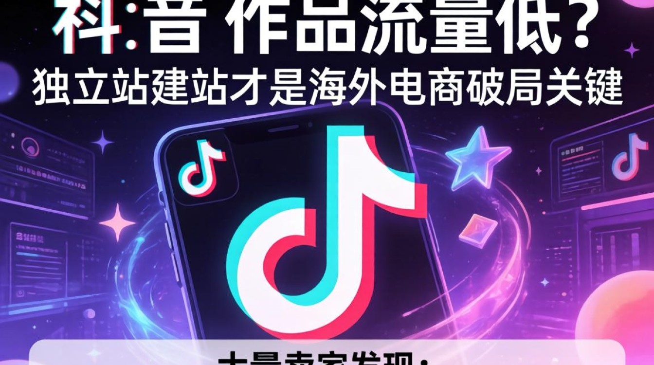 TikTok作品流量低怎么办?TikTok作品流量低原因及独立站建站海外电商指南 TikTok作品流量低原因及独立站建站海外电商指南