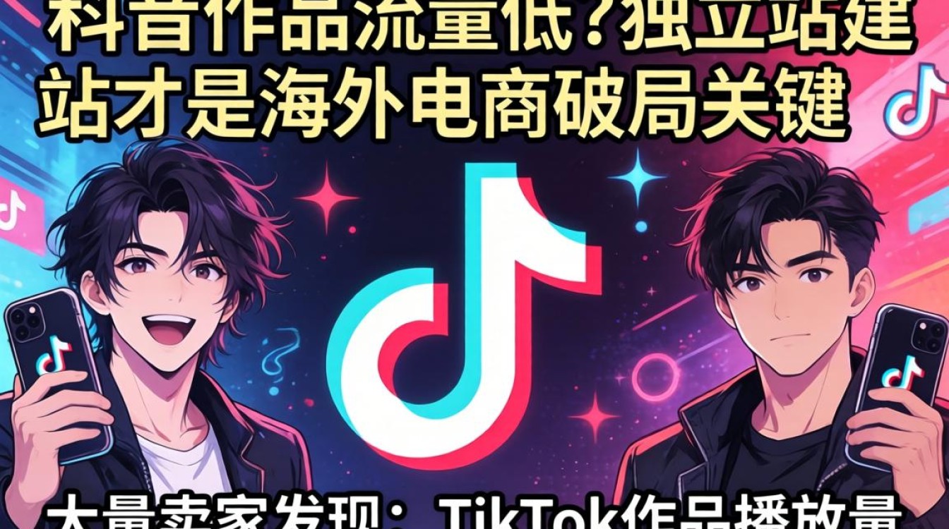 TikTok作品流量低怎么办?TikTok作品流量低原因及独立站建站海外电商指南 TikTok作品流量低原因及独立站建站海外电商指南