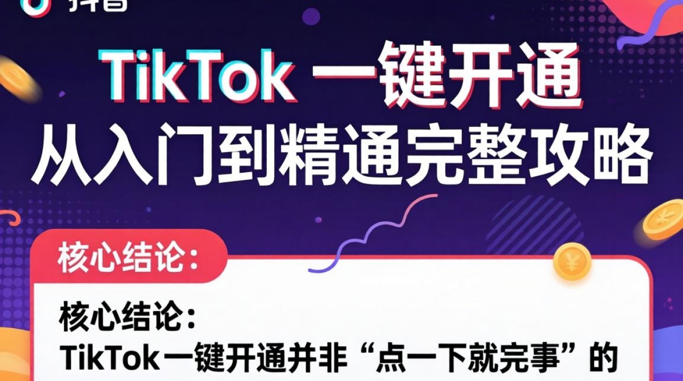TikTok如何一键开通