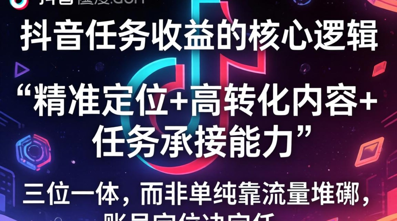 抖音怎么做任务赚收益?账号定位与内容规划怎么做 账号定位与内容规划怎么做