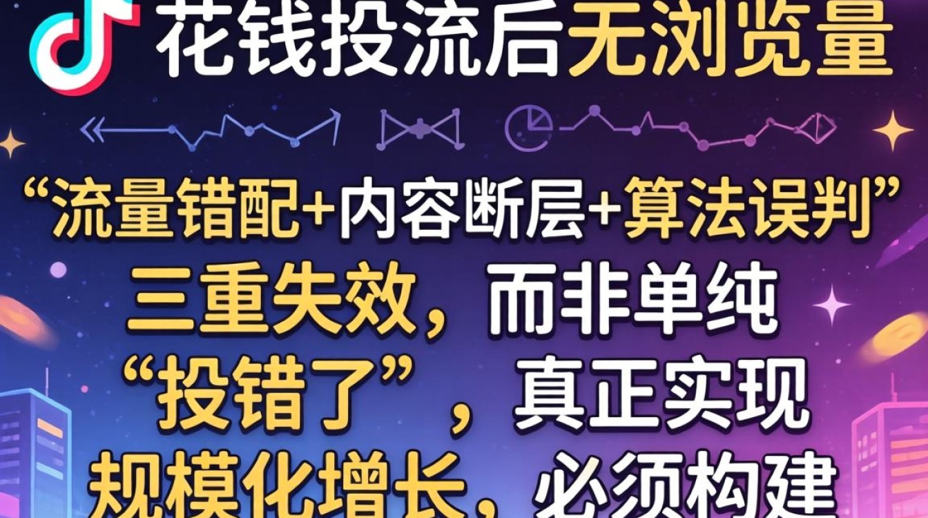 抖音花钱怎么没浏览量?规模化增长专业方法 抖音花钱怎么没浏览量