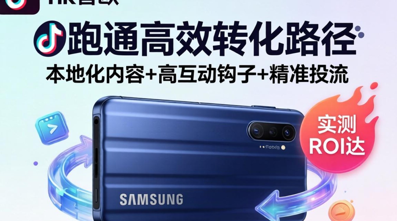 三星欧版TikTok流量密码和实操方法