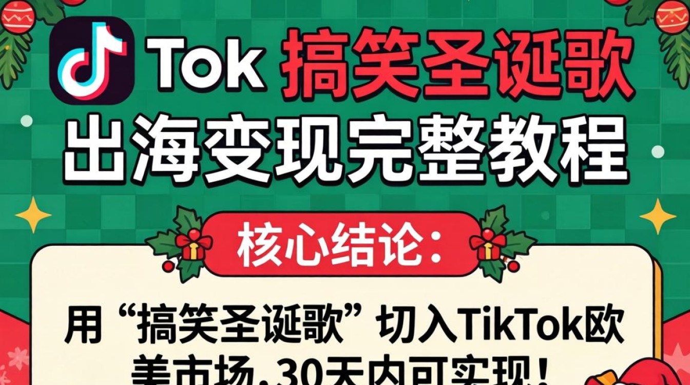TikTok搞笑圣诞歌怎么变现?出海短视频搞笑圣诞歌曲引流赚钱方法 出海短视频搞笑圣诞歌曲引流赚钱方法