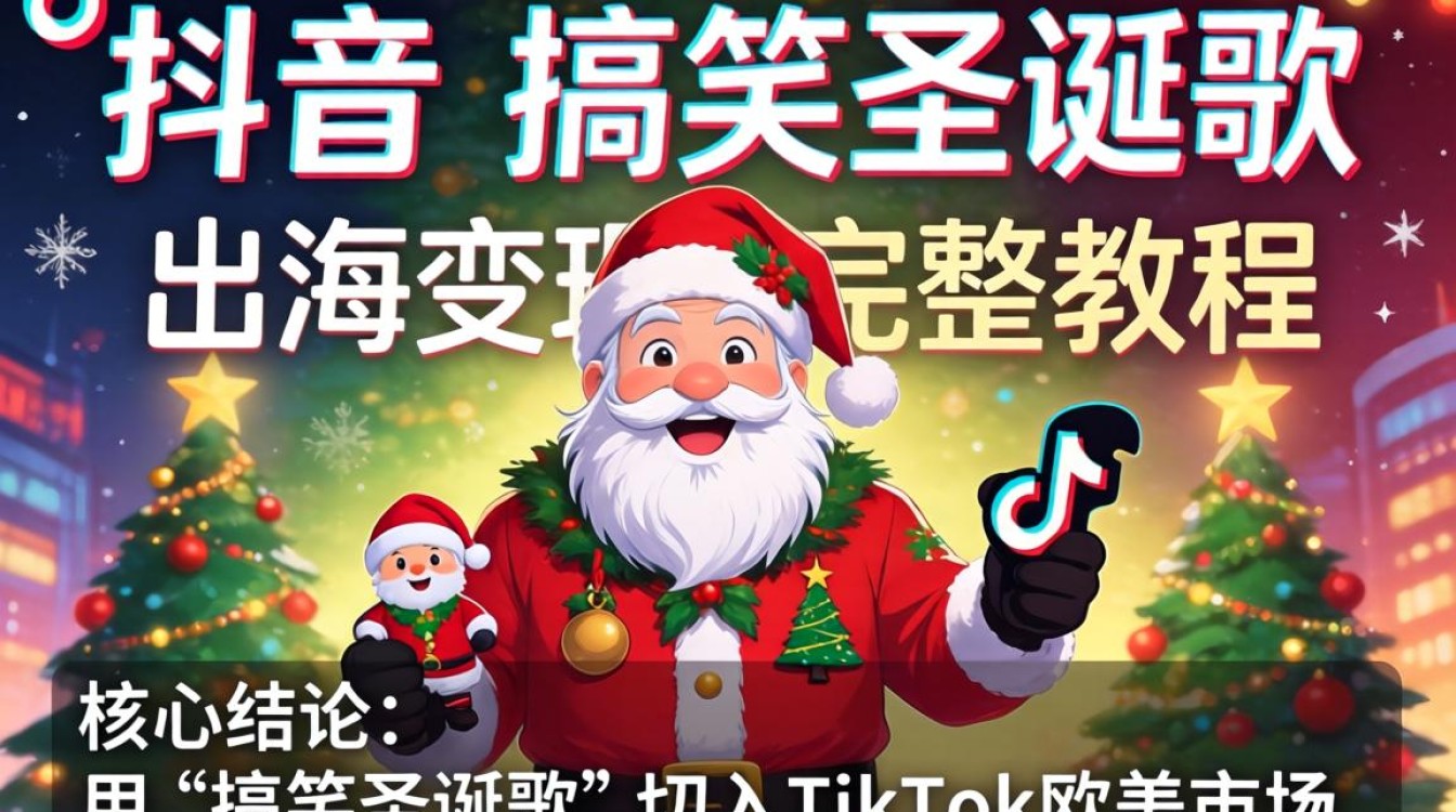 TikTok搞笑圣诞歌怎么变现?出海短视频搞笑圣诞歌曲引流赚钱方法 出海短视频搞笑圣诞歌曲引流赚钱方法