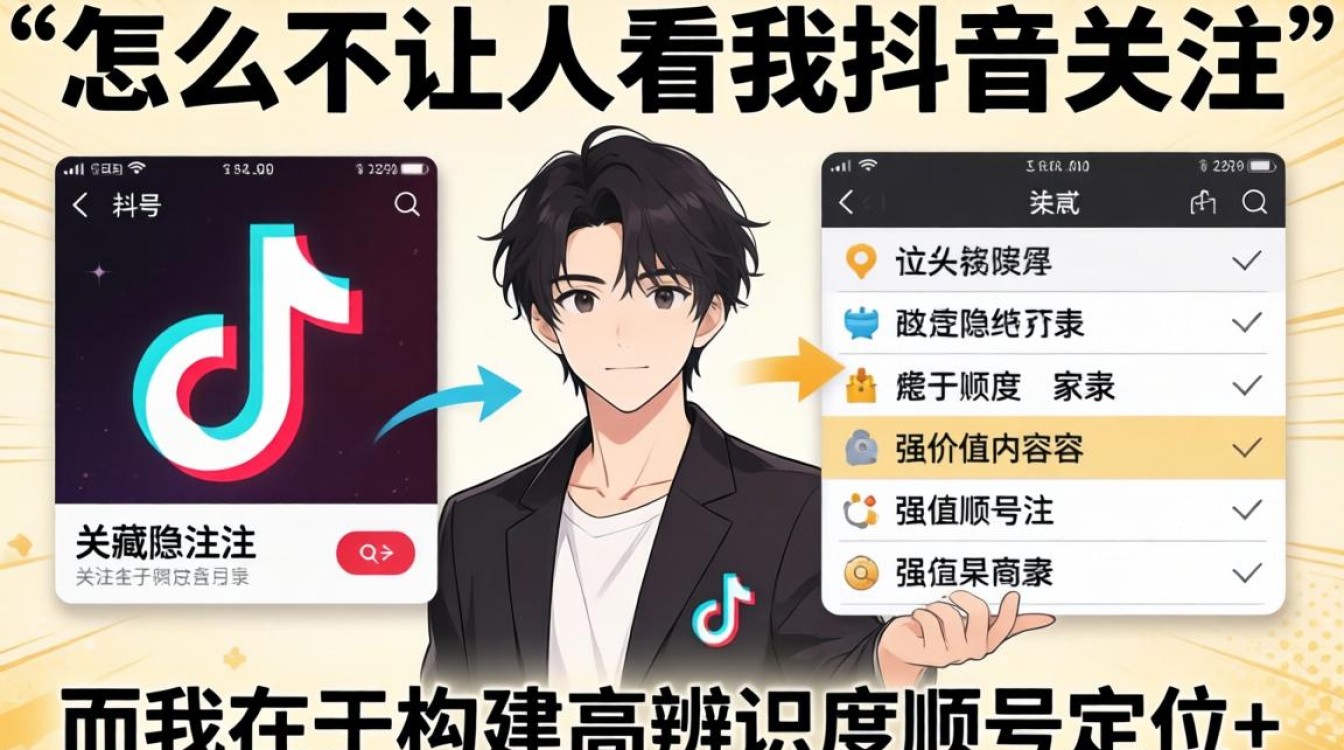 怎么不让人看我抖音关注?账号定位与内容规划怎么做才能提升关注量 账号定位与内容规划怎么做才能提升关注量