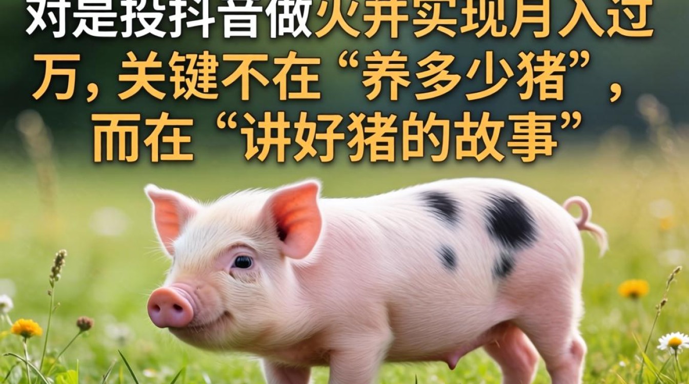 养猪抖音运营变现技巧与月入过万方法