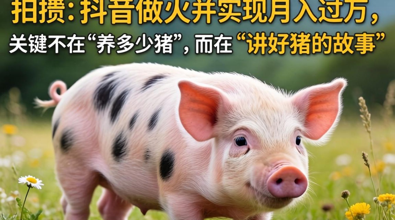 养猪抖音运营变现技巧与月入过万方法