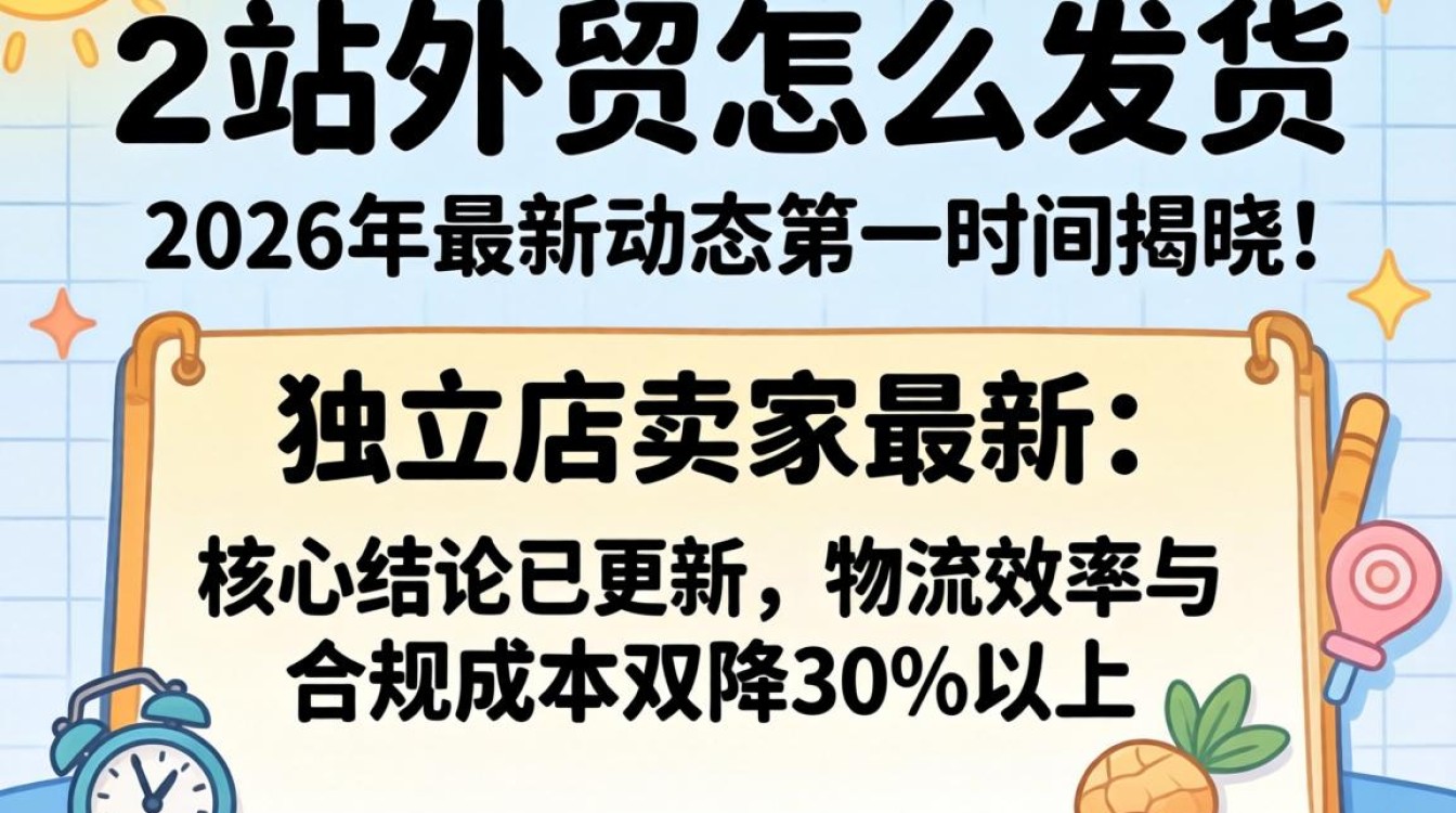 2026最新物流方案及实操指南