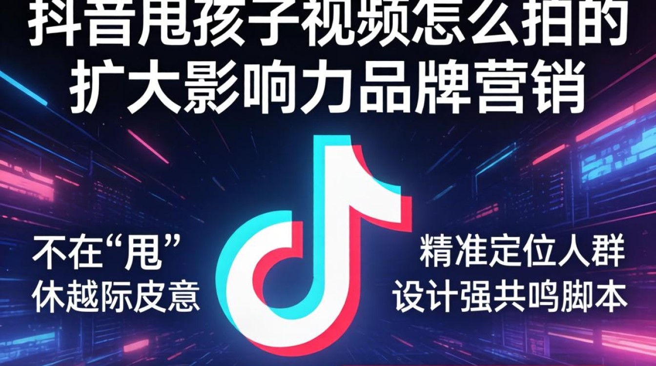 抖音甩孩子视频拍摄技巧与品牌营销扩大影响力