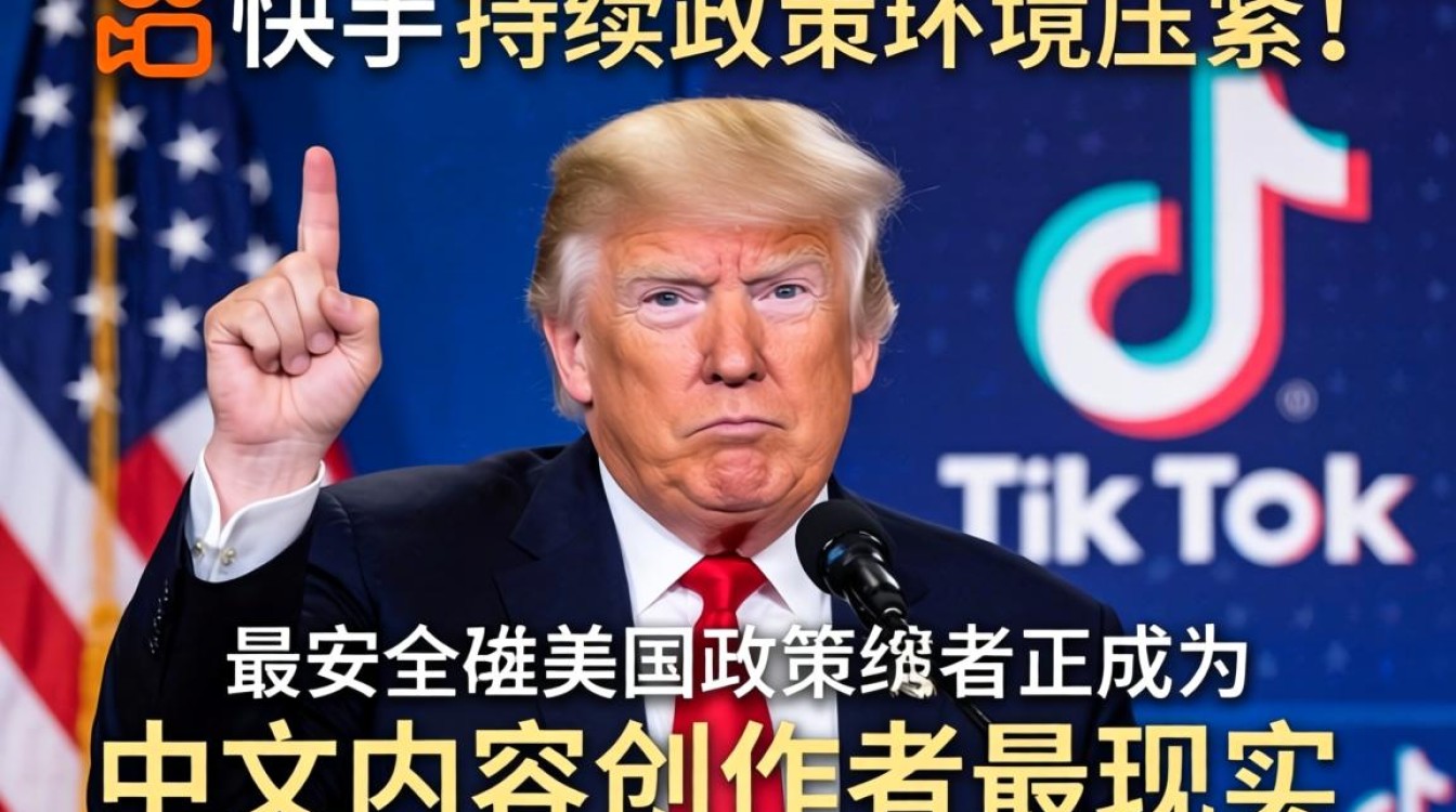 快手特朗普盯上TikTok变现方法新手必看