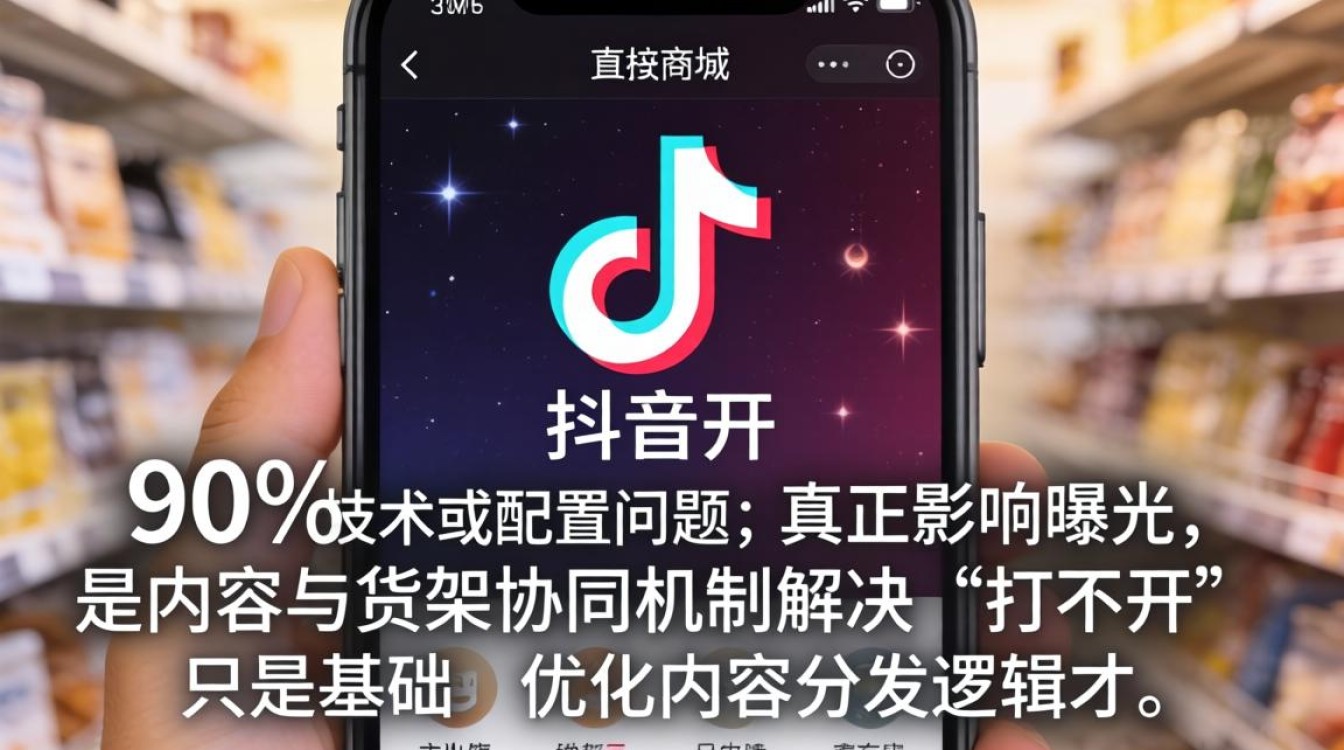 抖音商城打不开怎么办?内容曝光机制揭秘 抖音商城打不开怎么办
