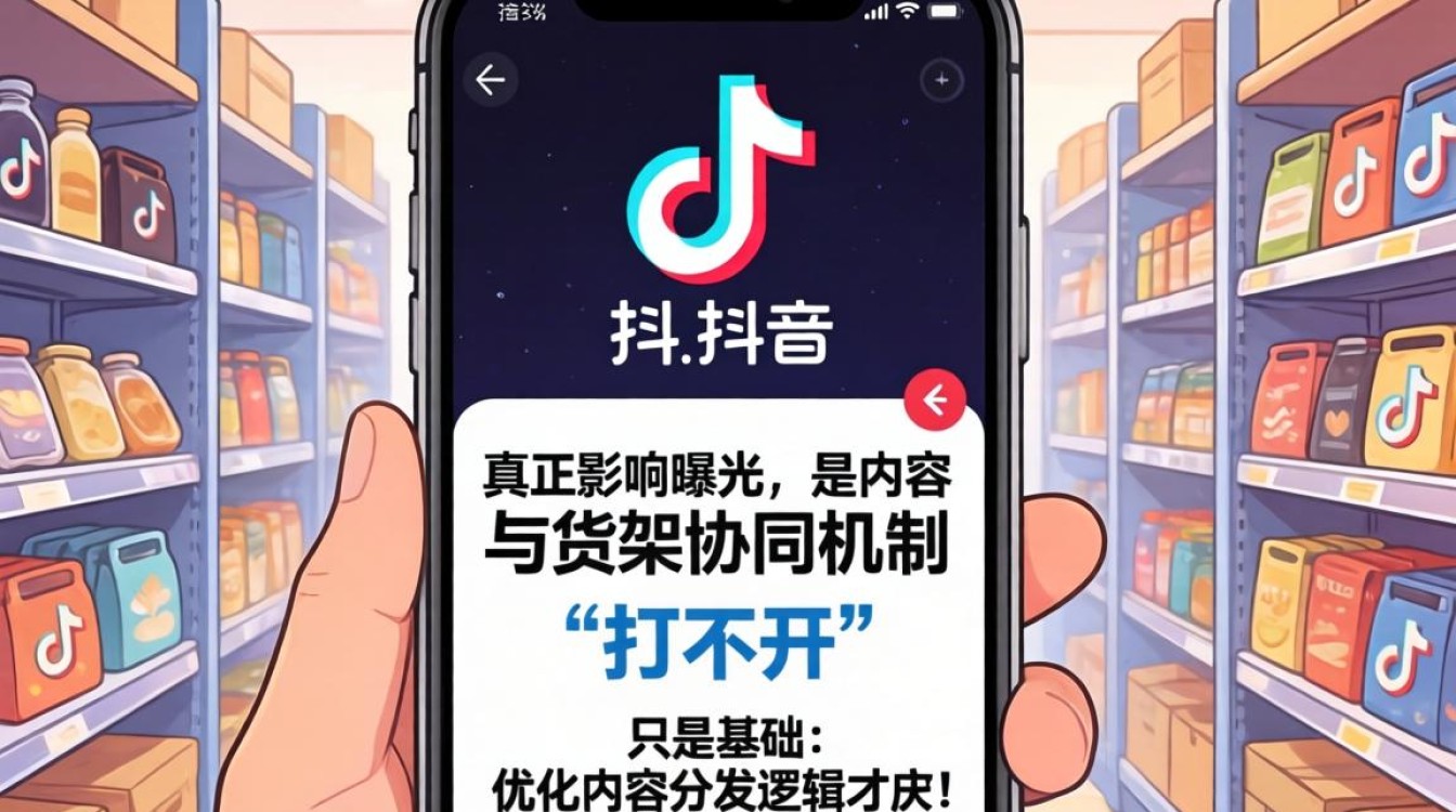 抖音商城打不开怎么办?内容曝光机制揭秘 抖音商城打不开怎么办