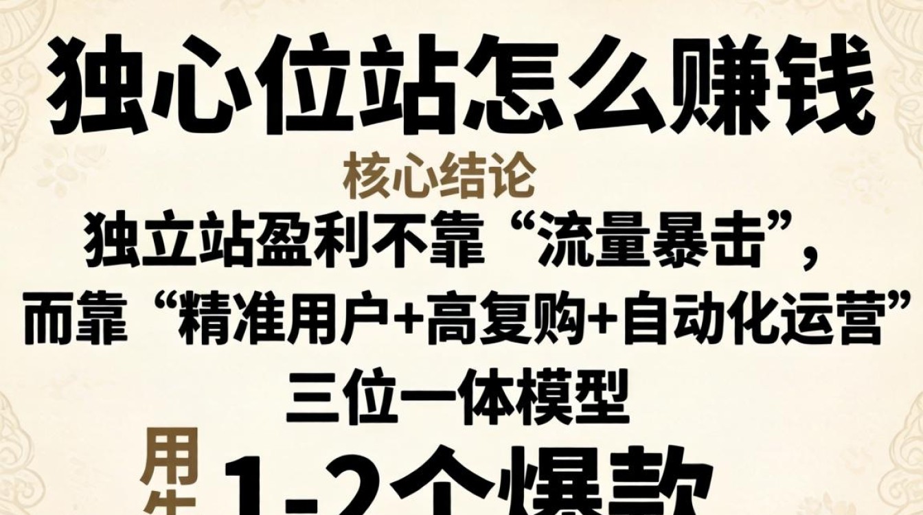 建独立站怎么赚钱?独立站盈利模式和实操建议 独立站盈利模式和实操建议