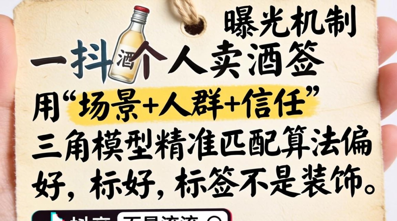 抖音个人卖酒标签怎么写?如何设置高曝光酒类内容标签 如何设置高曝光酒类内容标签