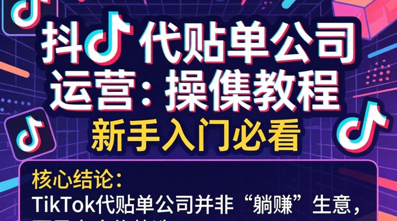 TikTok代贴单公司怎么运营