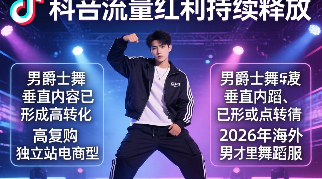 TikTok男爵士舞独立站怎么建