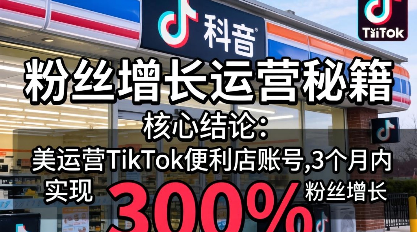 TikTok便利店美国如何快速涨粉?TikTok便利店美国运营涨粉秘籍 TikTok便利店美国如何快速涨粉