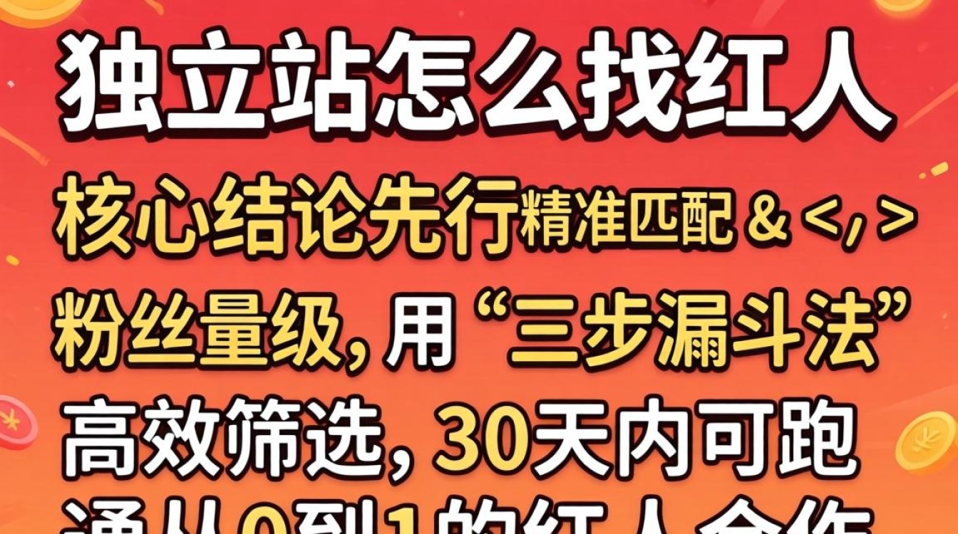 独立站怎么找红人?独立站找红人合作入门教程零基础教学 独立站找红人合作入门教程零基础教学