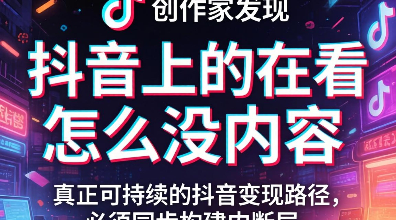 抖音在看为什么没内容