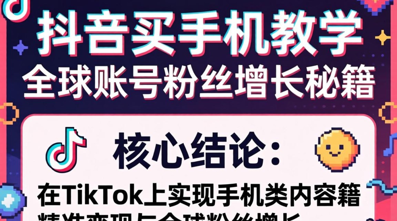 TikTok如何买手机教学?全球账号粉丝增长秘籍 TikTok如何买手机教学