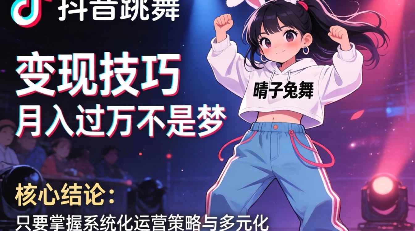 TikTok晴子兔跳舞如何变现