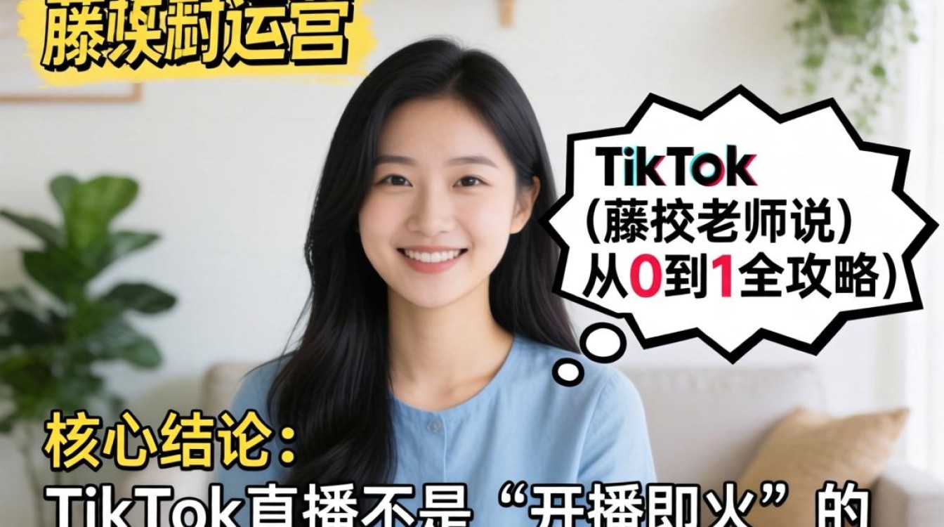 藤校老师讲TikTok直播运营怎么从0到1