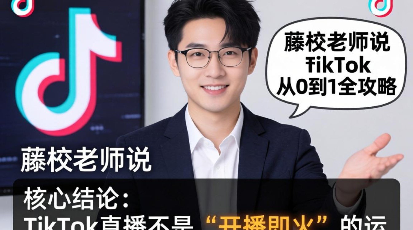 藤校老师讲TikTok直播运营怎么从0到1